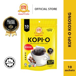 Kluang TV Coffee Kopi-O Kosong (10 sachets x 1 pack)